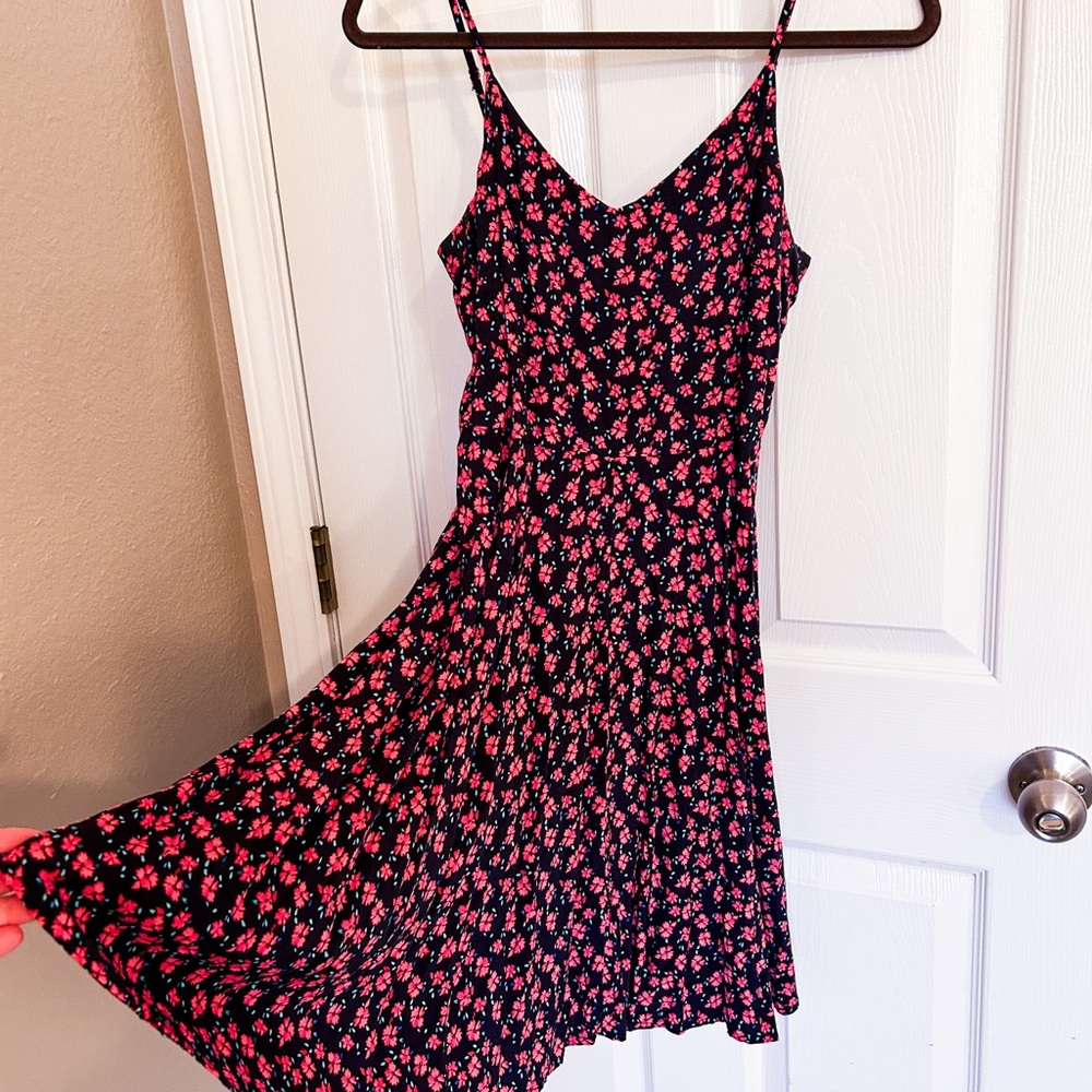 Floral Spaghetti Strap Dress
